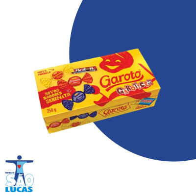 Caixa de bombom garoto 250gr