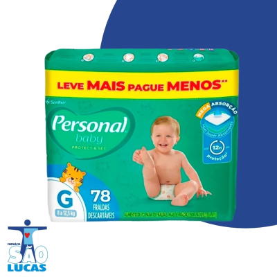 Fralda personal baby protect sec giga g 78un