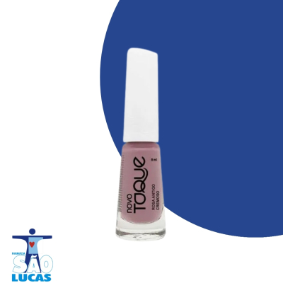 Esmalte novo toque cr rosa antigo 8ml