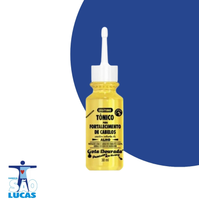 Tonico capilar gota dourada alho fortalecimento 30ml
