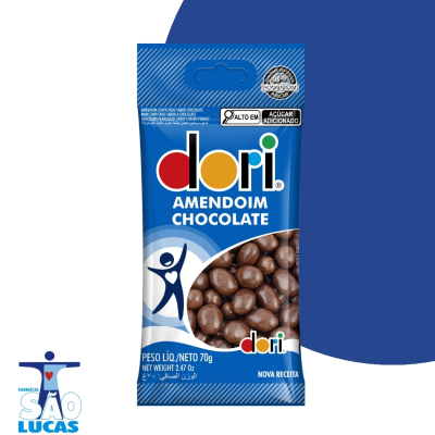 Amendoim dori chocolate 70gr
