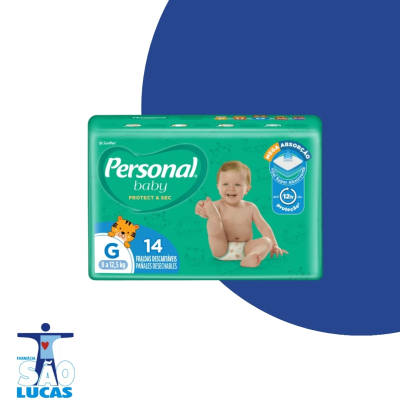 Fralda personal baby jumbinho g 14un