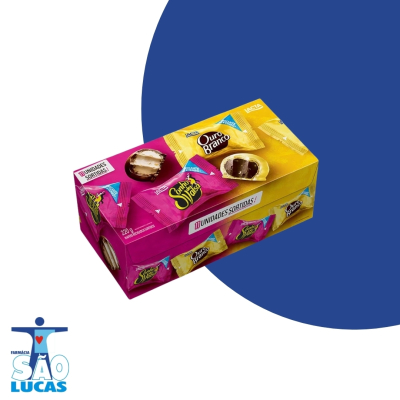 Caixa de bombom sonho ouro sortidos 220g