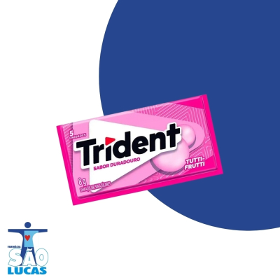 Chiclete trident tutti frutti un