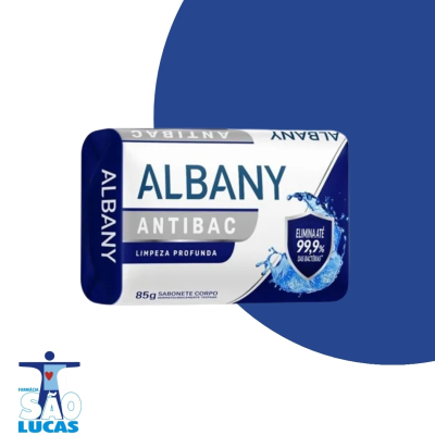 Sabonete em barra albany antibac limpeza profunda 85gr