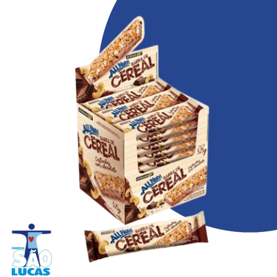 Barra de cereal all nutri castanhas c/choc