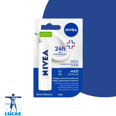 PROTETOR LABIAL NIVEA LIP CARE REPAIR 4.8GR