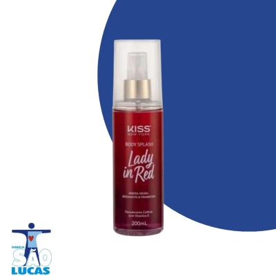 Body splash kiss lady in red 200ml bs01b