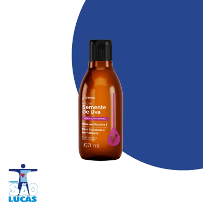 Oleo farmax cap e corp semente uva 100ml