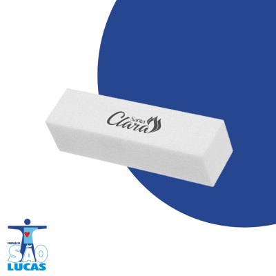 Lixa unha santa clara cubo branca un 3694