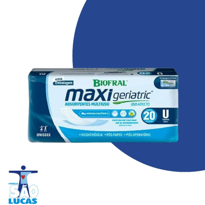 Fralda biofral maxi geriatric 20un