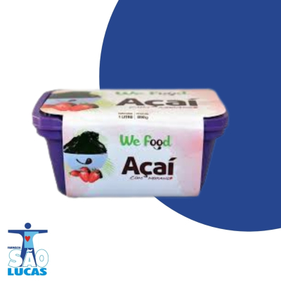 CREME ACAI WE FOOD MORANGO 1LT