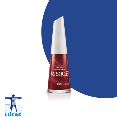 Esmalte risque met rubi bl