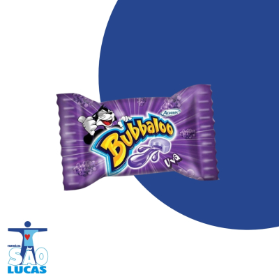Chiclete mondelez bubbaloo uva