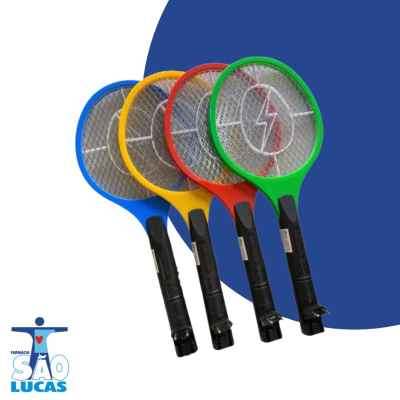 Raquete mata insetos recarregavel bivolt vm al10012