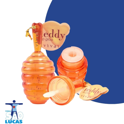 LIP GLOSS VIVAI TEDDY MELZINHO 6ML
