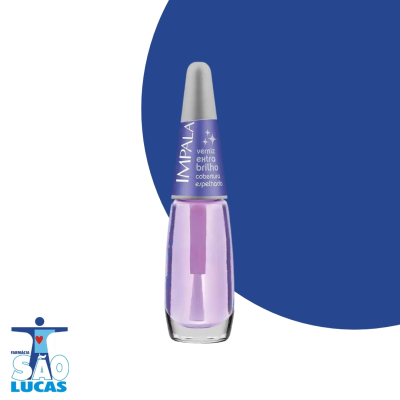 Esmalte impala verniz extra brilho