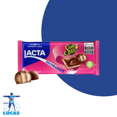 Barra de chocolate lacta sonho valsa 98gr