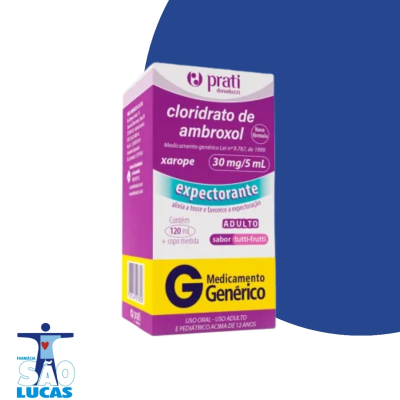 CLORIDRATO DE AMBROXOL ADULTO 120ML PRATI