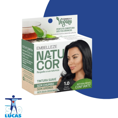 Tinta natucor 1.0 preto natural