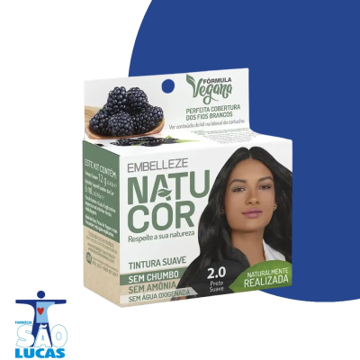 Tinta natucor 2.0 preto suave