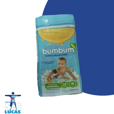 Fralda turminha do bumbum m 10un