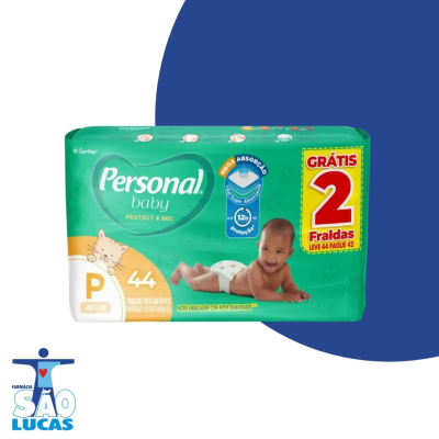 Fralda personal baby mega p 44un