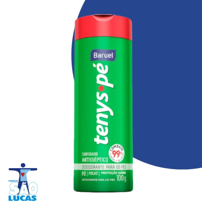 Talco pe tenys pe po canforado 100gr