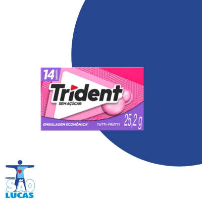 Chiclete trident tutti frutti 25.2gr