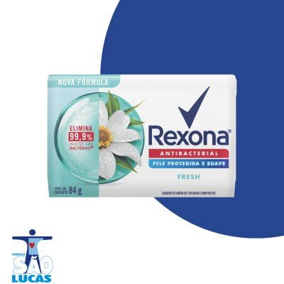 Sabonete em barra rexona antibact fresh 84gr
