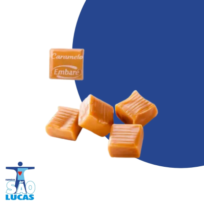 Bala embare caramelo leite coco unit