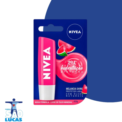 Protetor labial nivea melancia shine 4.8gr