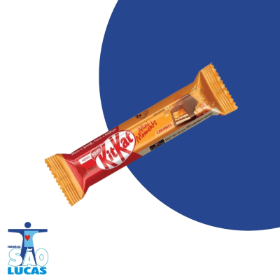 Barra de chocolate nestle kit kat minimoments caramel 34.6gr