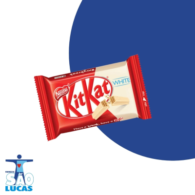 Barra de chocolate nestle kit kat finger branco 41.5gr