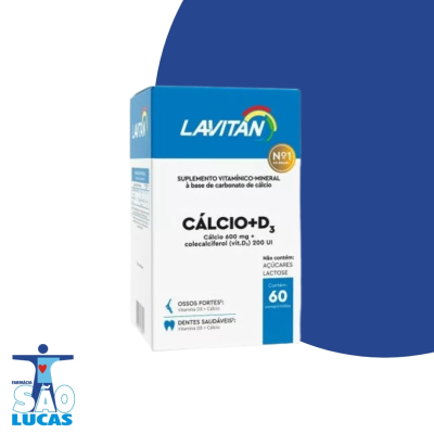 Lavitan calcio + d3 600mg 200ui 60cps