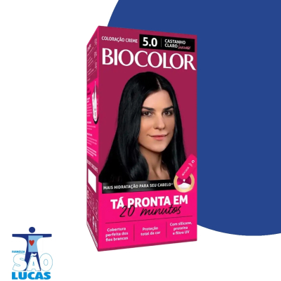 Tinta biocolor mini 5.0 castanho claro
