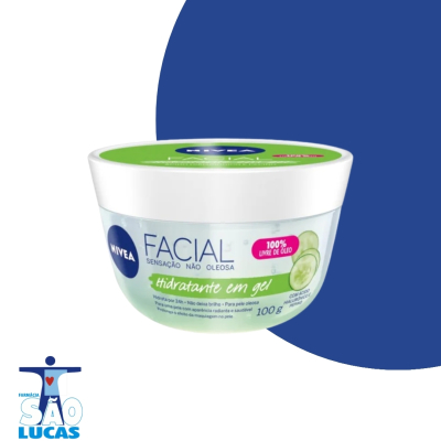 Cr facial nivea gel fresh hial pepino 100gr