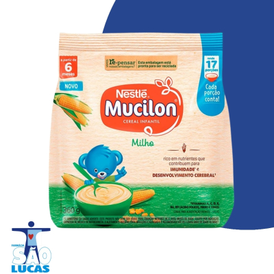 Leite mucilon milho sache 360gr