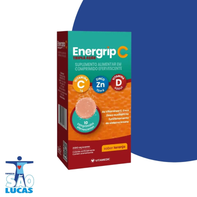 ENERGRIP C TRIPLA AÇÃO EFERVESCENTE 10CPR 