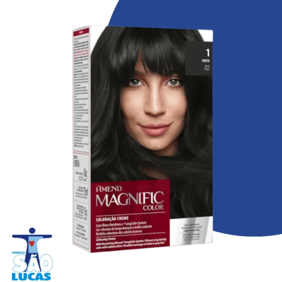 Tinta amend magnific color 1.0 preto