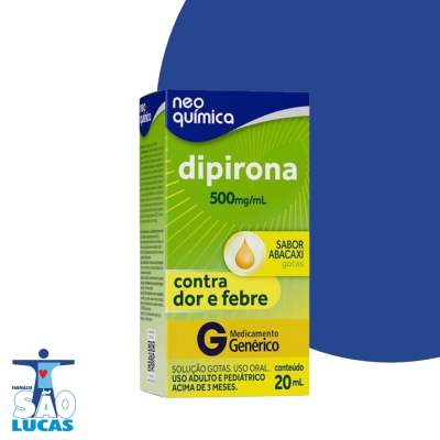 Dipirona 500mg/ml abacaxi gts 20ml