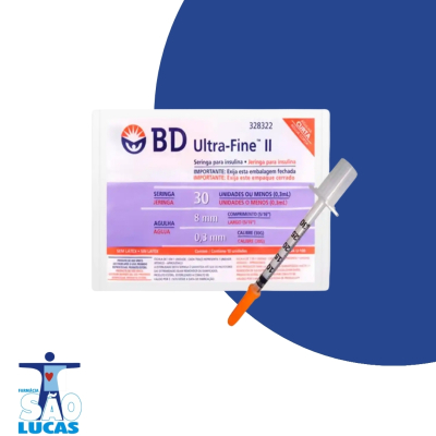 Seringa bd u.fine 30/6mm pct 10un