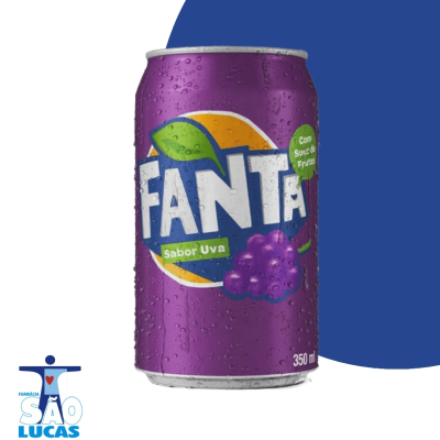 Refri fanta uva lata 350ml 
