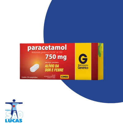 Paracetamol 750mg 20cpr cimed