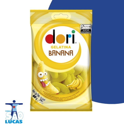 Bala gelatina dori banana 60gr