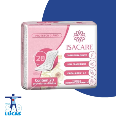 Absorvente isacare protetor diario 20un