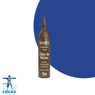 Ampola skafe oleo ricino 10ml