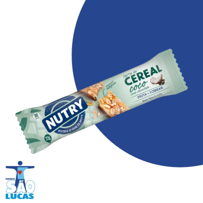 Barra cereal nutry coco c/choc 22gr