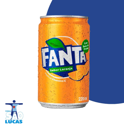 Refri fanta laranja lata 220ml