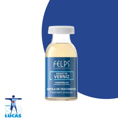 Ampola felps banho verniz hidrabrilho 15 ml